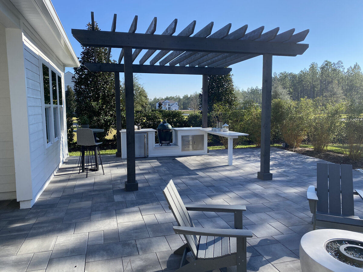 North Florida pergola build