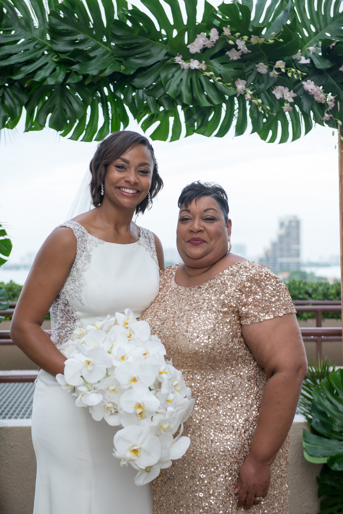 NFL Miami Dolphins Brandon Radcliff ShaKyra Radcliff Briza on the Bay Wedding Andrea Arostegui Photography-169
