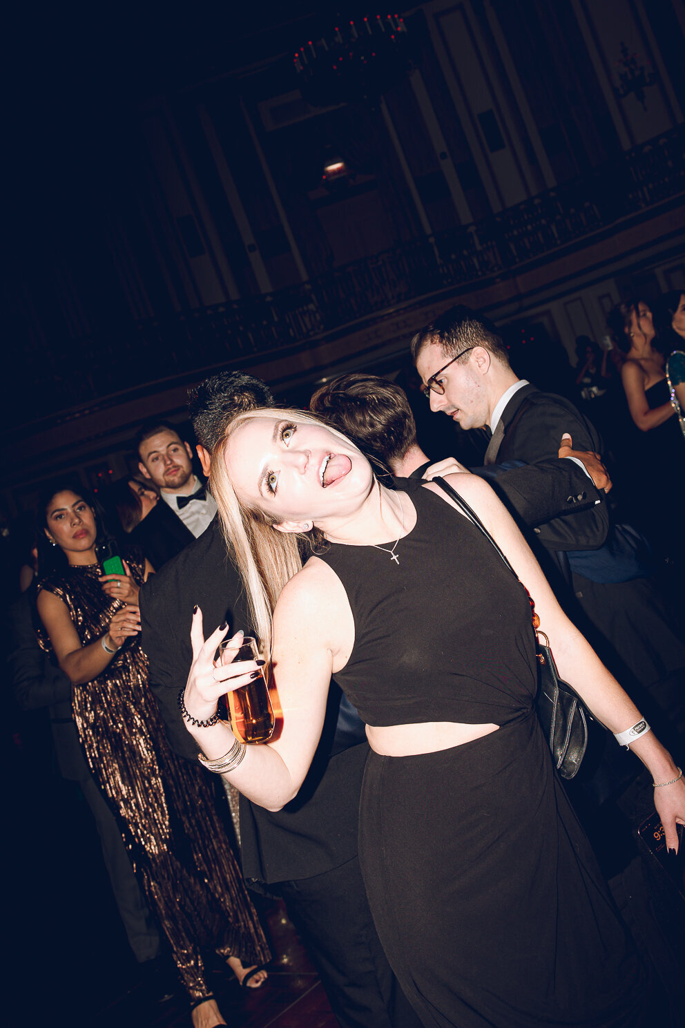 Event photography for the Snowball Gala 2025 at the Palmer House Hotel in Chicago