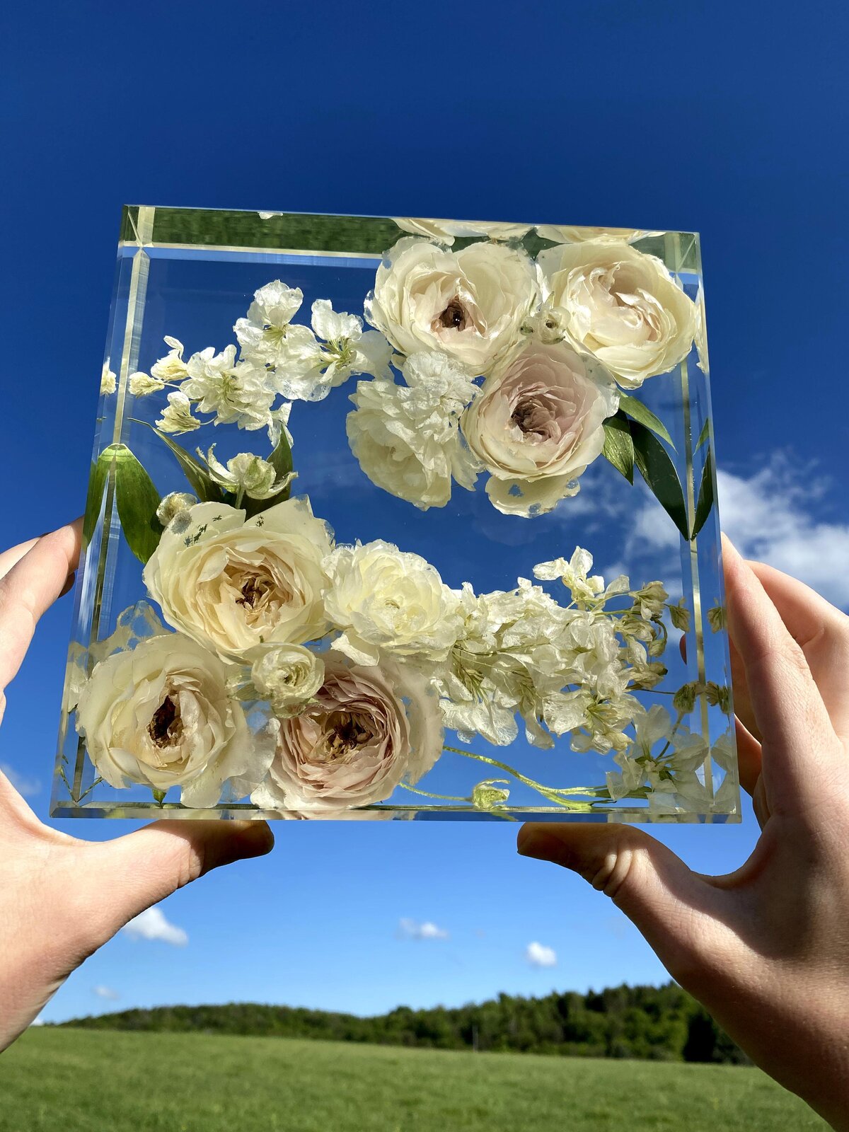 Resin Flower Preservation for Wedding Bouquets