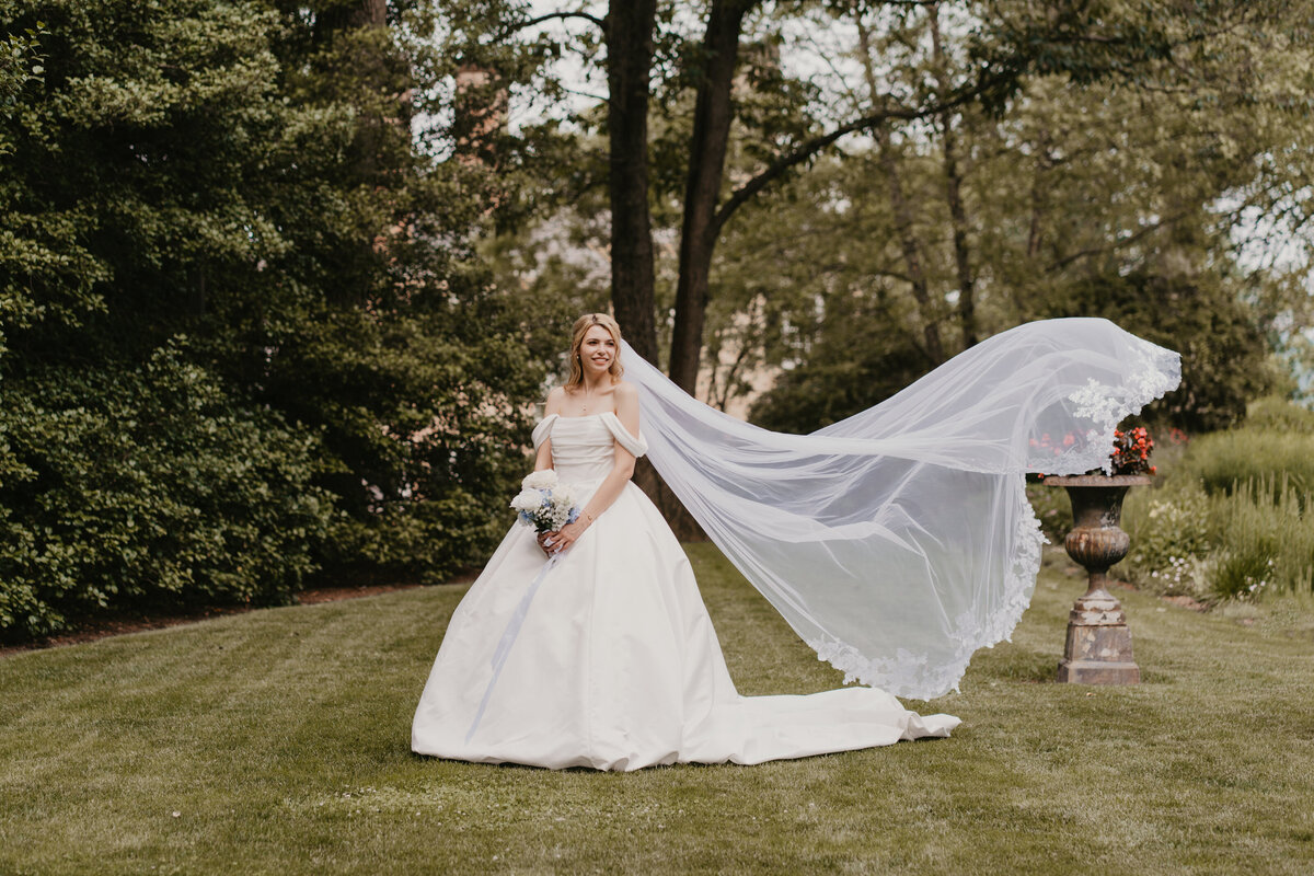 drumore estate garden bride veil 