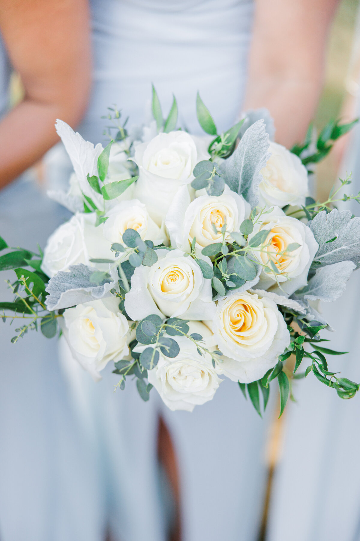 Close up of a wedding bouquet at a Shore Shore Country Club wedding