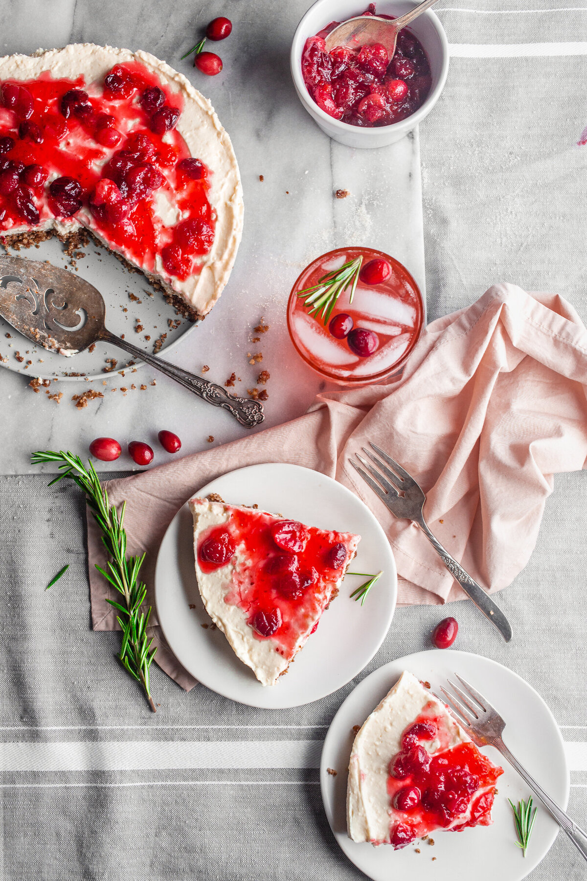 Cranberry Cheesecake - Food Photography - Frenchly Photographer-9189