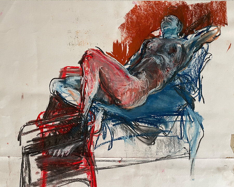 man reclining