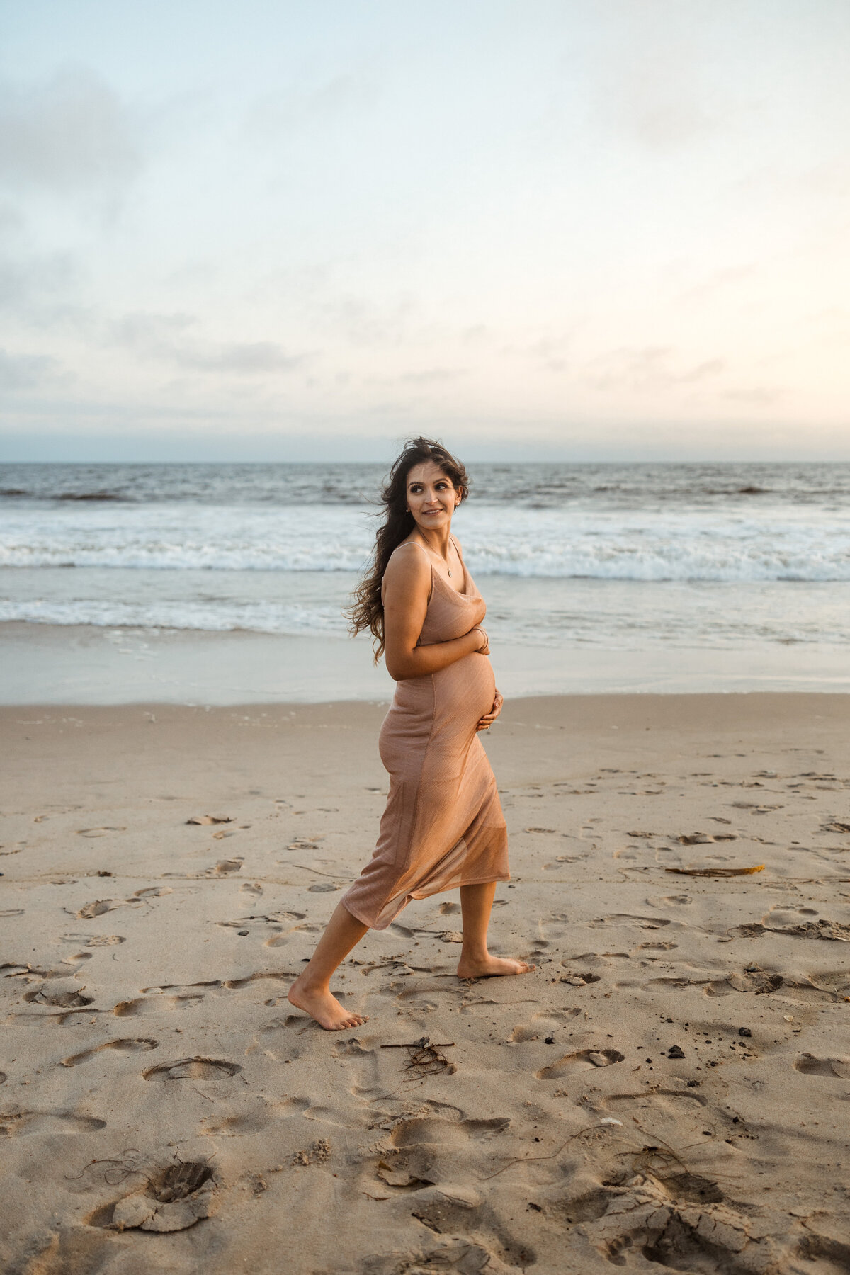 Santa Monica Beach Maternity Photography 79