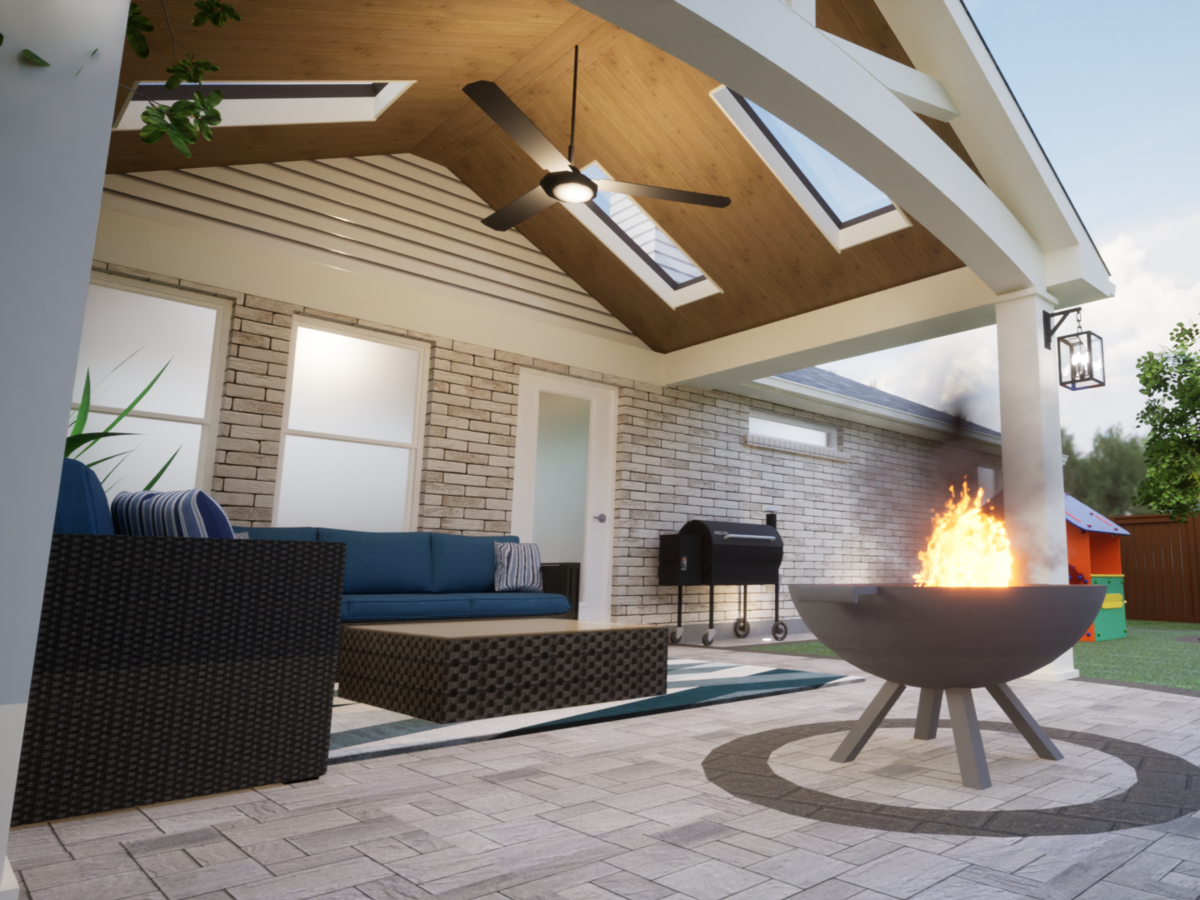 Terrace Outdoor Design - Rendering - Murphy - Image10