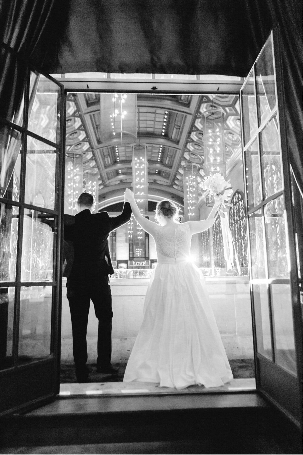 290_bride-and-groom-entrance_ball-room-wedding-Philadelphia