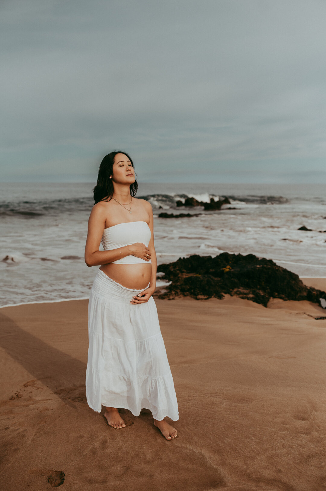 maternity session with Portland maternity photographer