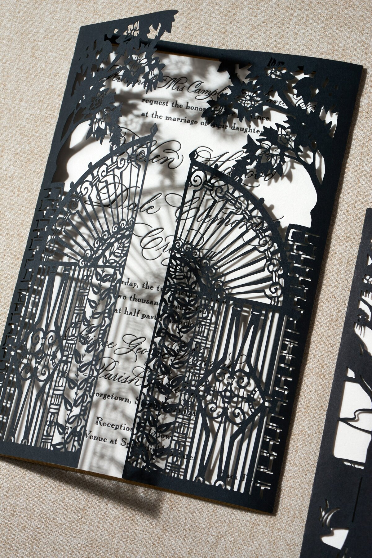 LowcountryPaperCo_Hagood&Dale_LaserCutGatefold_Detail