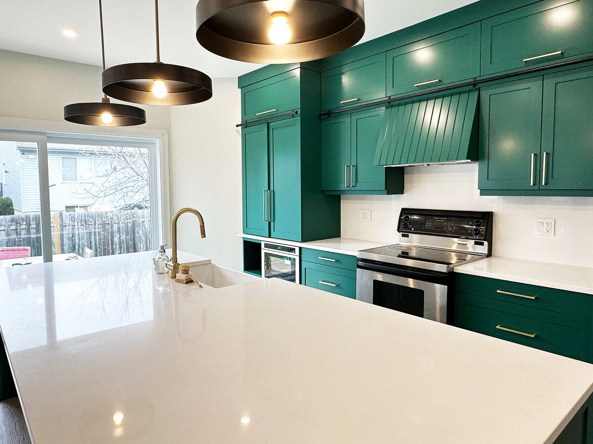 Emerald Green with Envy Kitchen Renovation Interior Design (6)