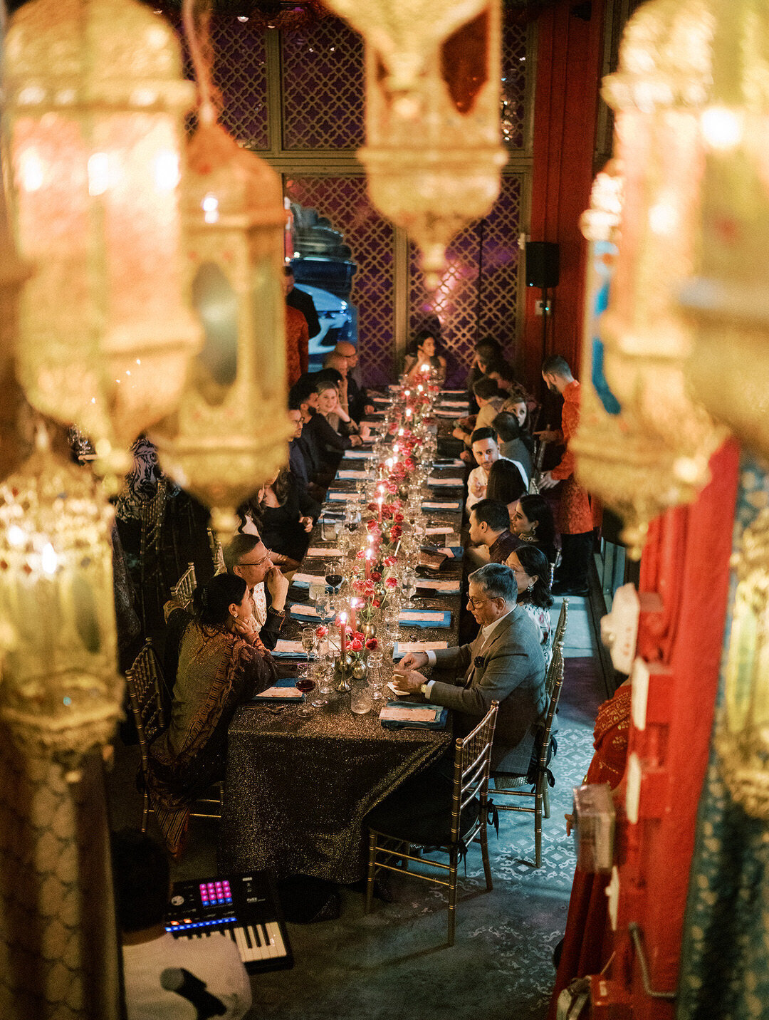 01 Rehearsal Dinner - Indian Sabyasachi Gown Wedding Miami by GoBella.com @gobelladesign  13