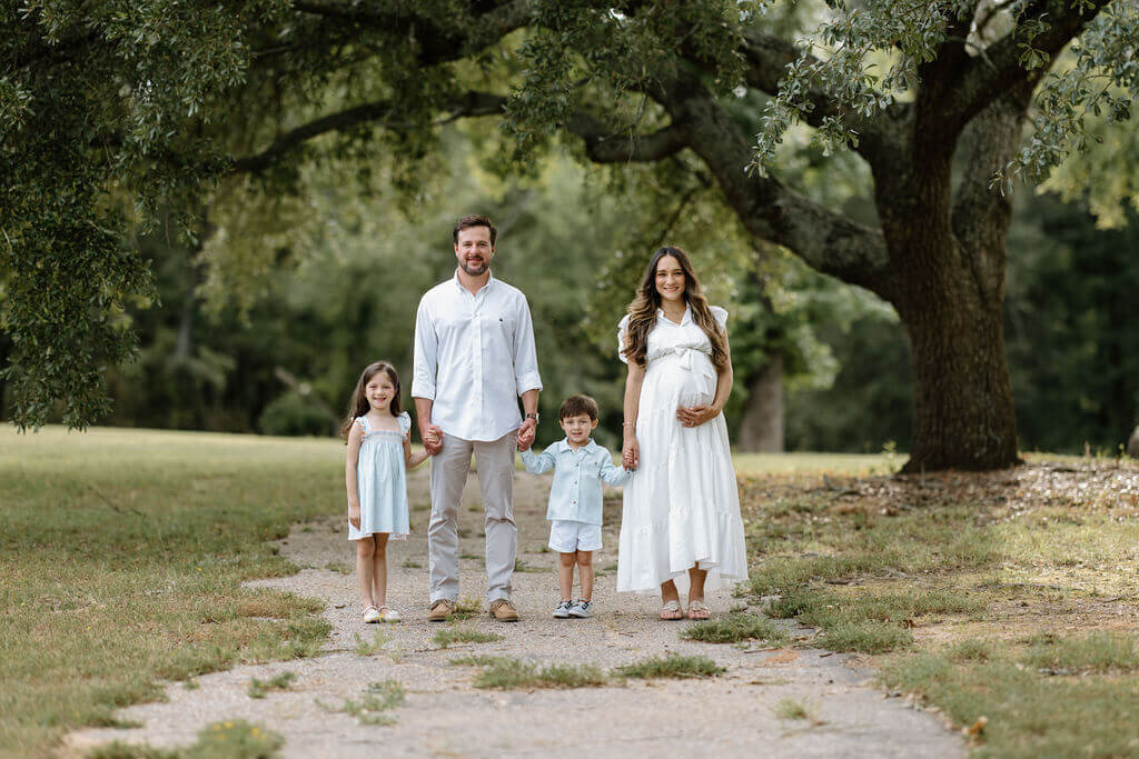 candid family photo in Longview Texas