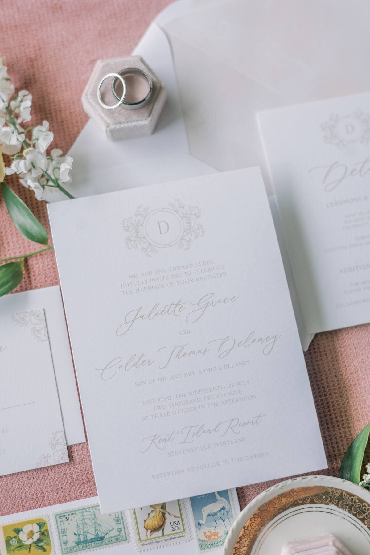 Romantic-pink-wedding-invitation-suite