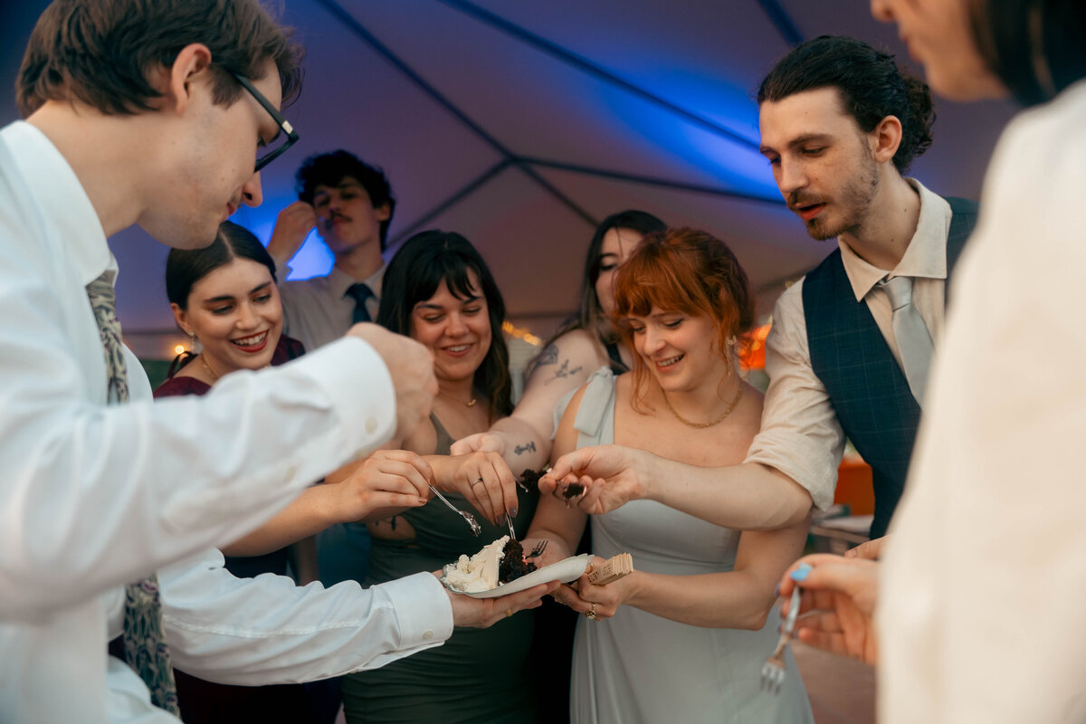 Documentary wedding photography at private residence