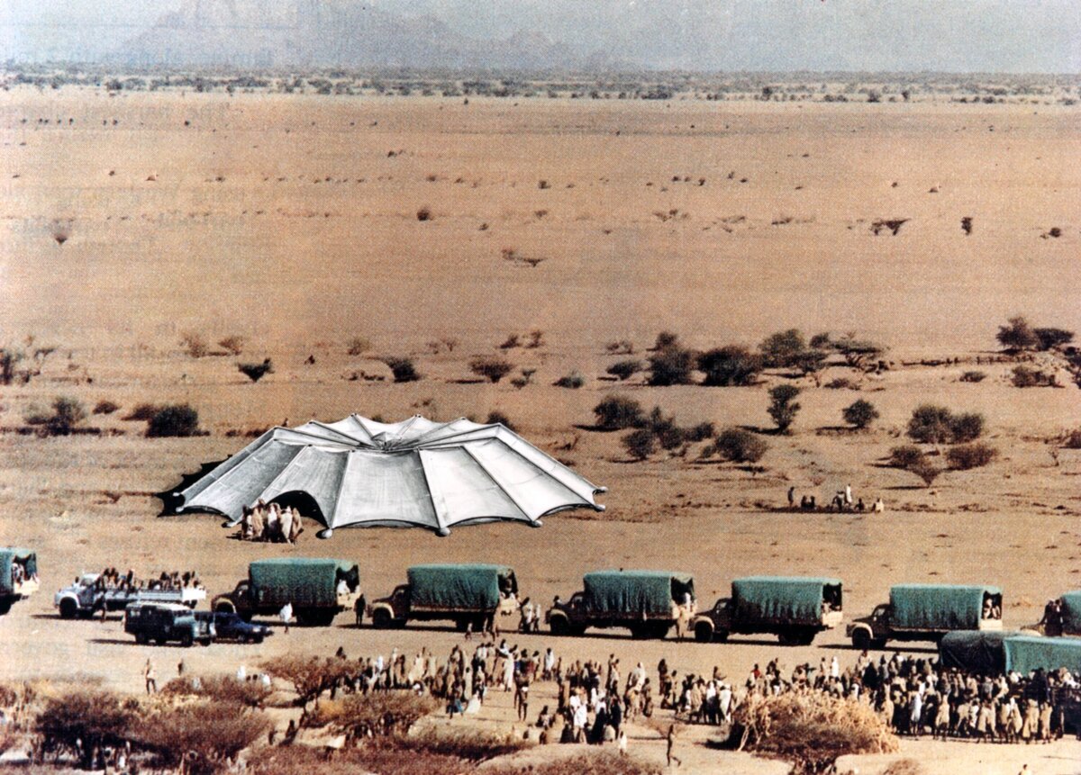 Future Systems’ emergency shelter, designed in 1989