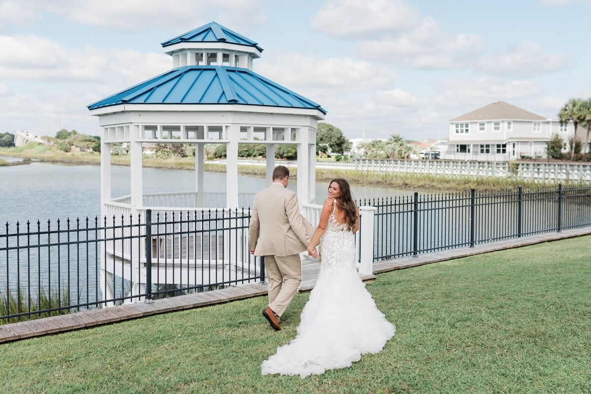 The Isles Beach Club Wedding | Blue Satin Bee 16