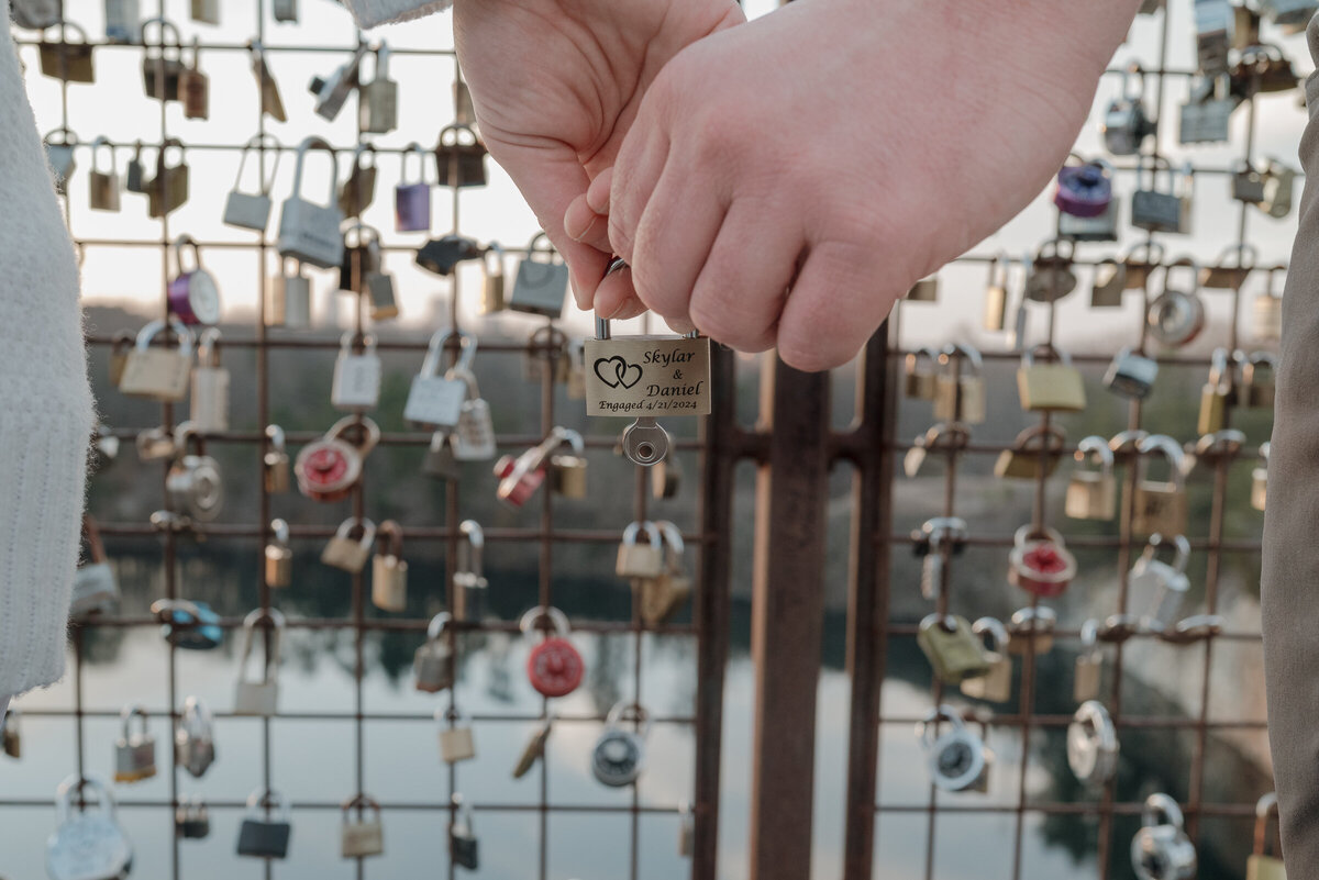 Locking in their forever at The Quarry In Winston Salem