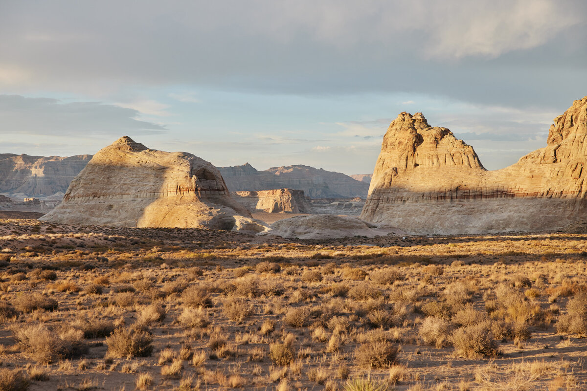 Rock formations at Amangiri Utah