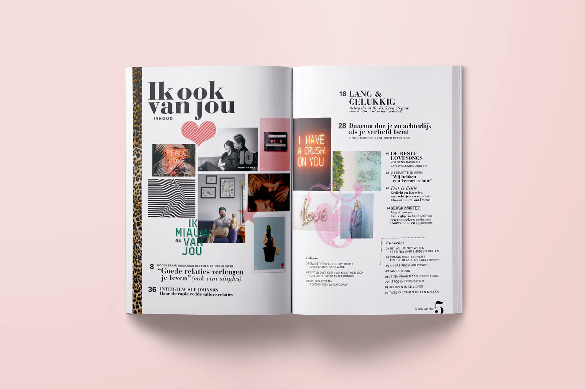 Magazine Ik ook van jou ontwikkelt voor EFT in opdracht van Mediawater. Begeleiding, productie, redactie en ontwerp magazine door Bladkamer.