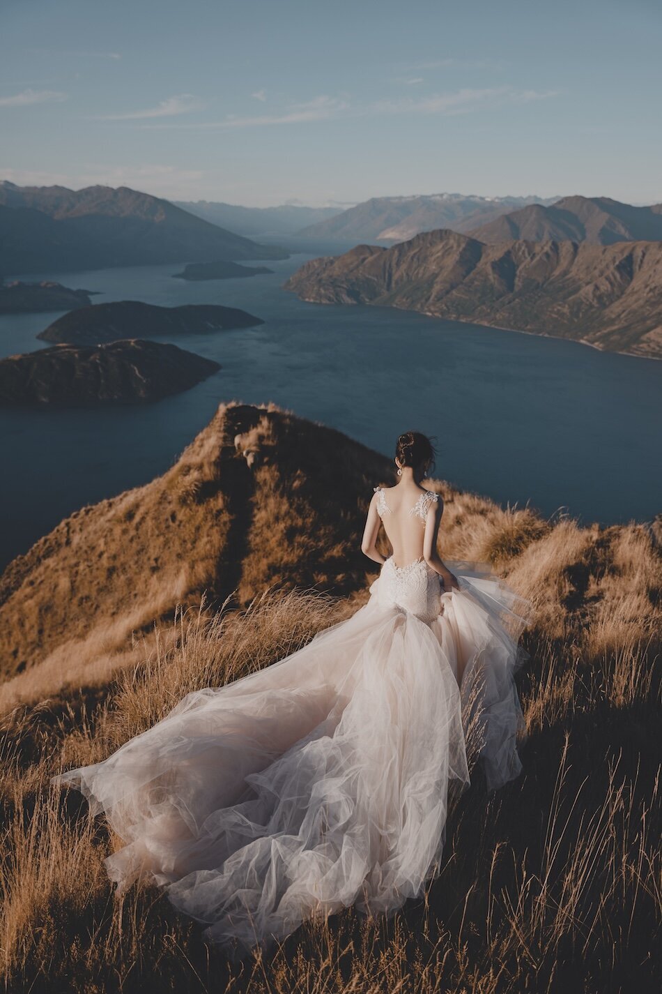 Pre-wedding photoshoot, Coromandel Peak, Wanaka.
