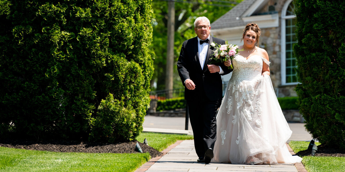 father of the bride wedding photography the william penn