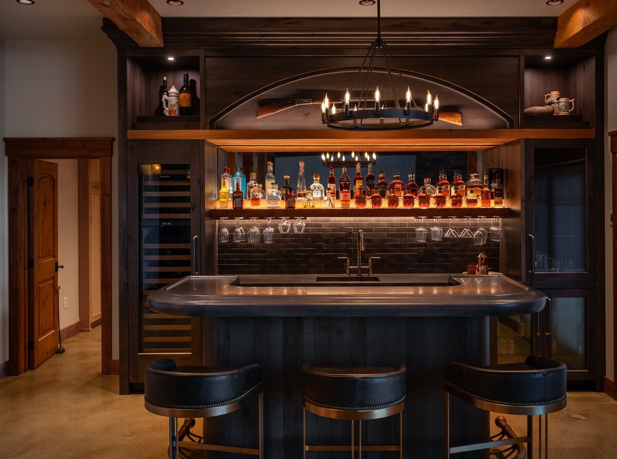Rustic Bespoke In-Home Bar