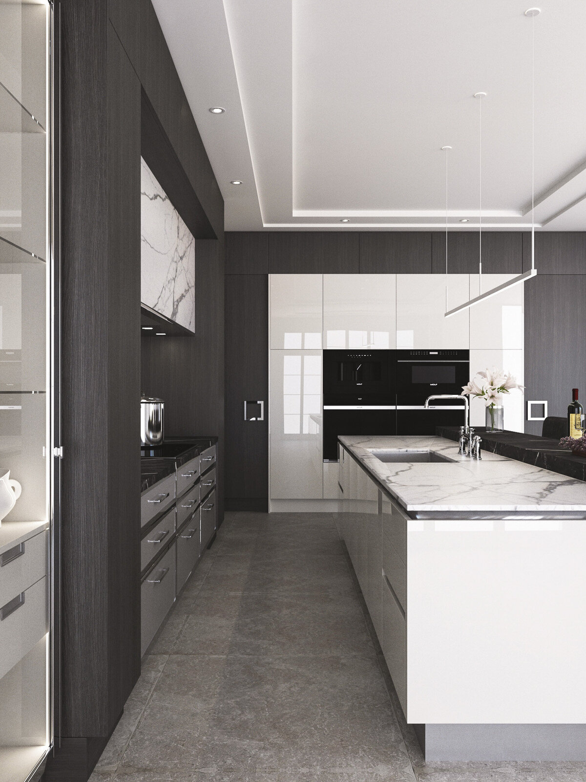 Photorealistic Kitchen Rendering