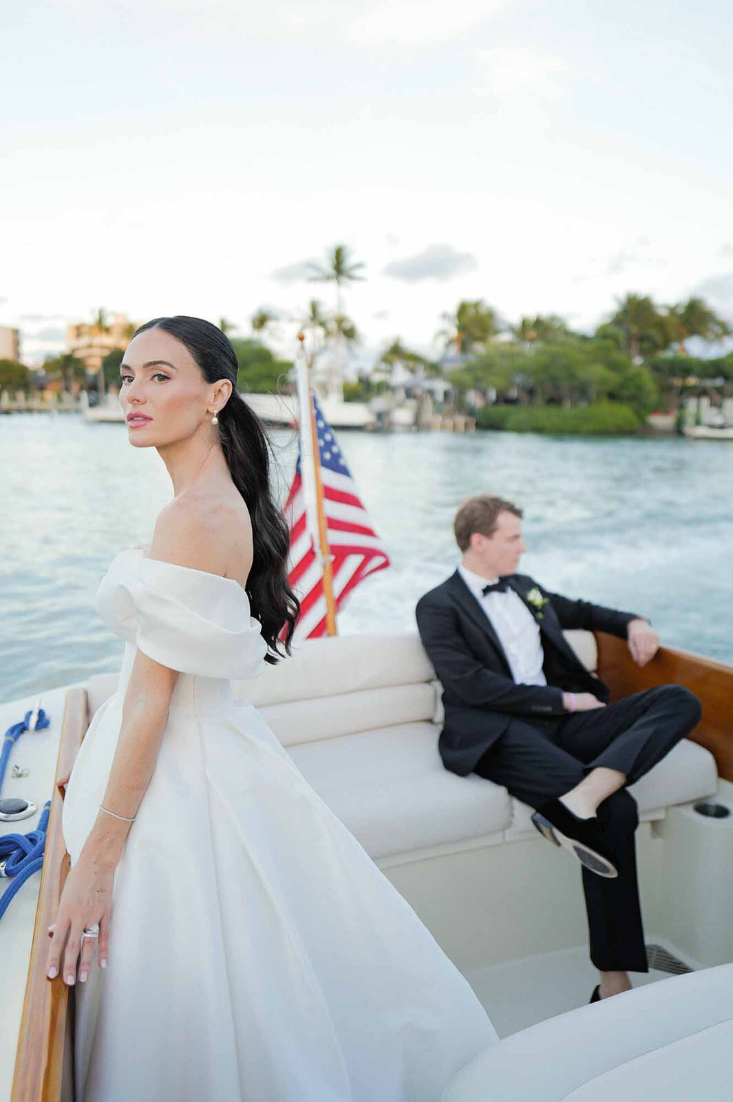 wedding boat charter anna caroline weddings palm beach florida jupiter florida pelican club wedding