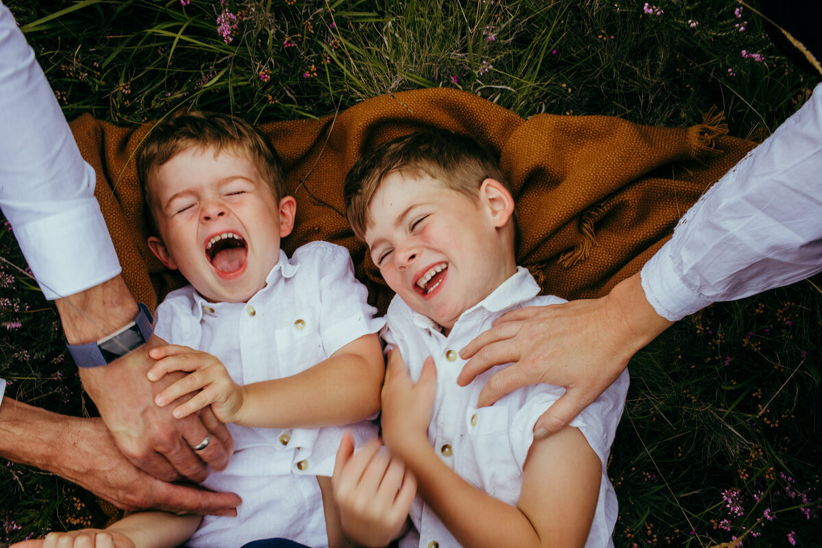 Chobham common is one of the best locations for family mini shoots, the colours of the wild plants are amazing