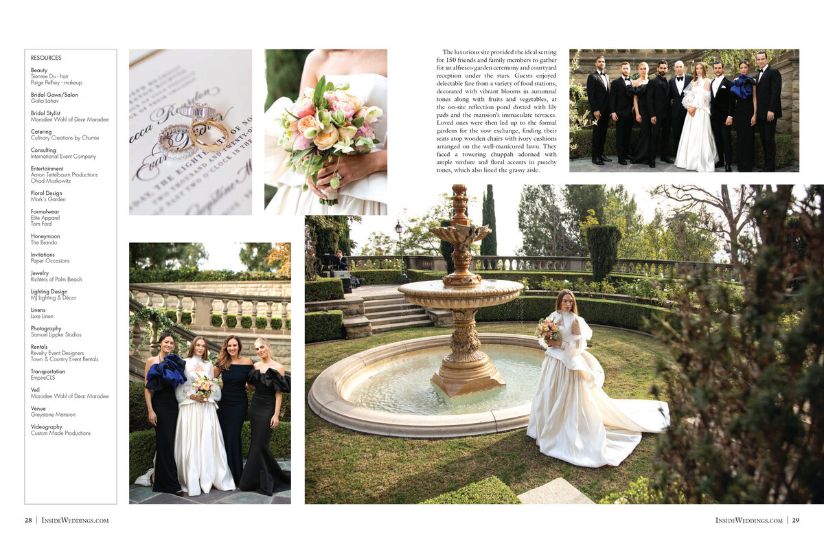 Los Angeles Wedding in Greystone Mansion photographed by Samuel Lippke Studios2