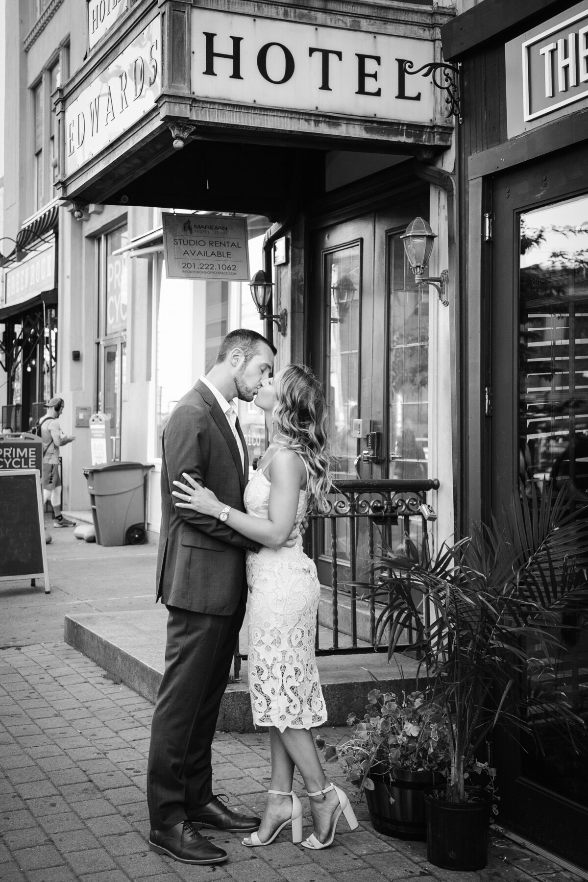 New Jersey Wedding Photographers	Hoboken, NJ	Hoboken City Streets Train Station Pier Hudson River	Engagement Session	Summer August	Elegant Luxury Artistic Modern Editorial Light and Airy Natural Chic Stylish Timeless Classy Classic Romantic Couture Fine Art Experienced Professional Love Couples Emotional Genuine Authentic Real Fashion Fairy Tale Dream Lovers Jersey Shore Intimate	Engagement Session Photos Portraits Image 13