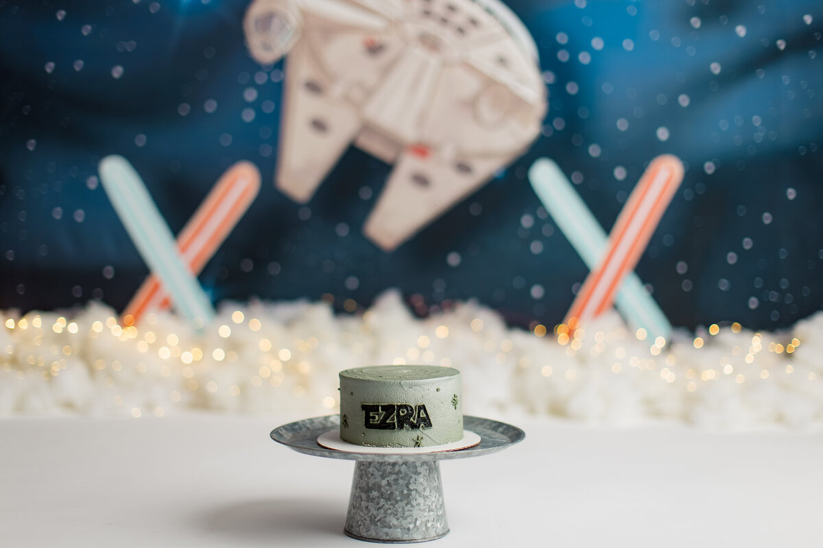 Star Wars Huntsville AL Cake Smash Photographer