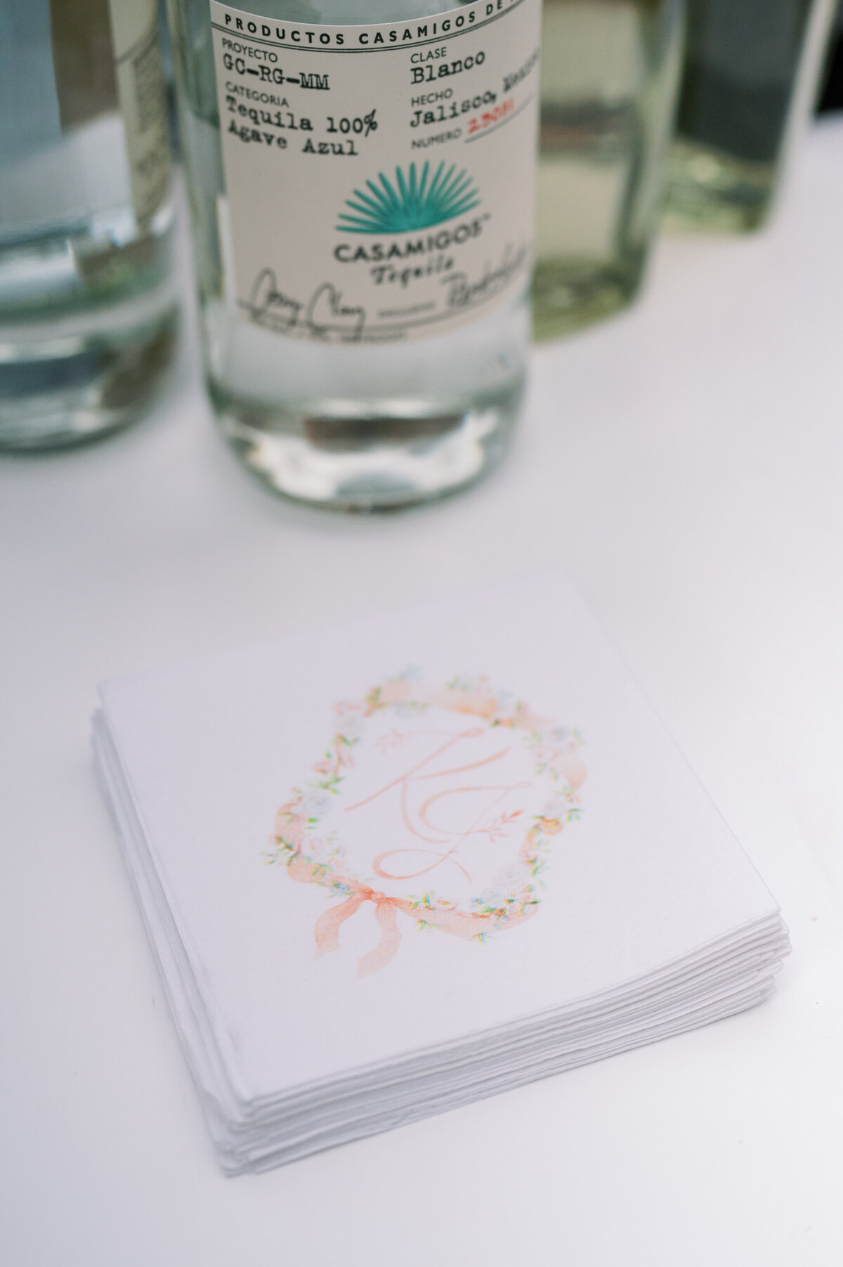 custom-cocktail-napkins-watercolor-crest