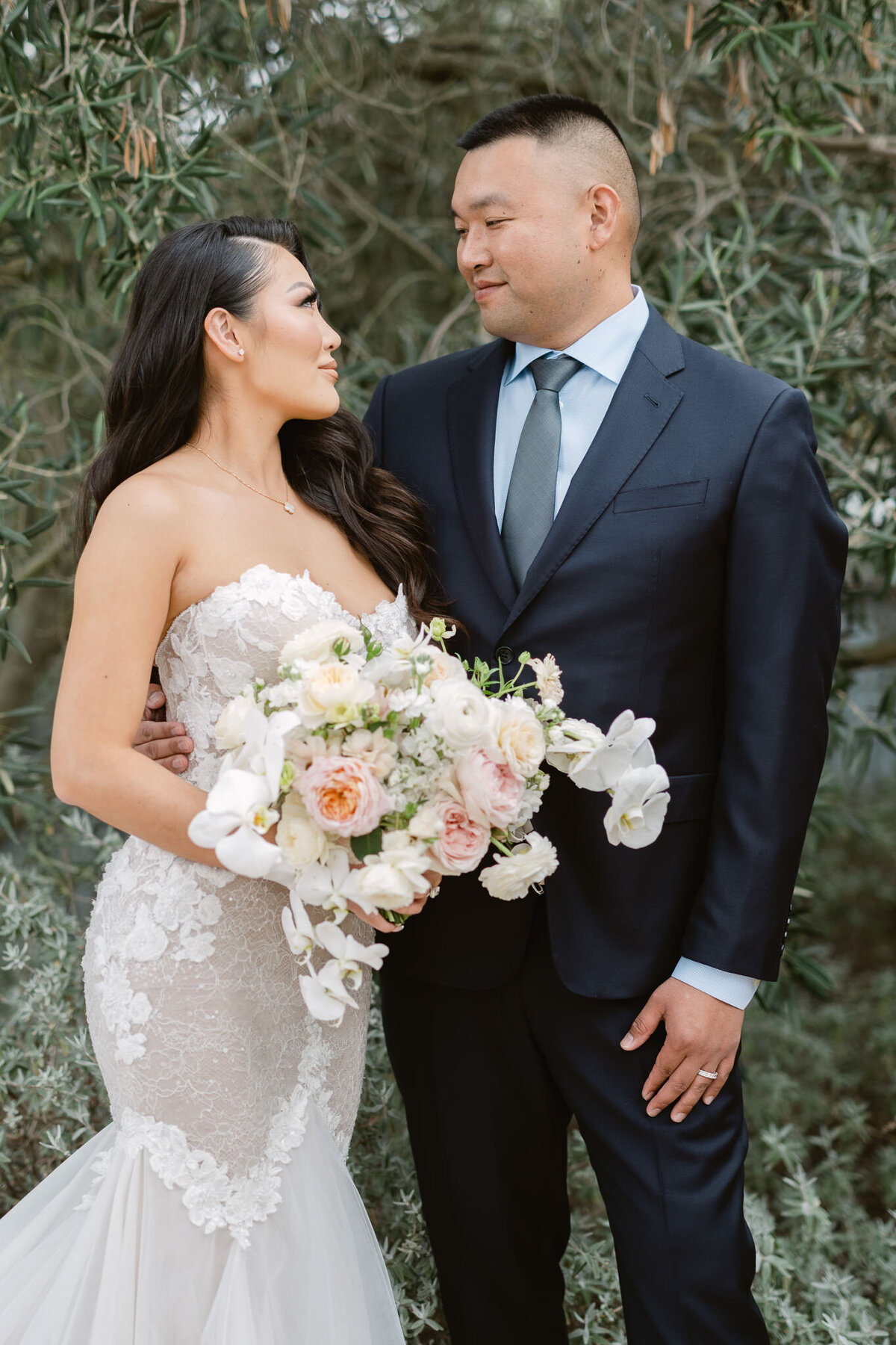 bride and groom san francisco wedding