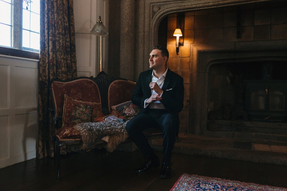 Intimate Destination wedding in Devon, UK_Ariel & Brett_Floral Summer wedding at Coombe Trenchard_012