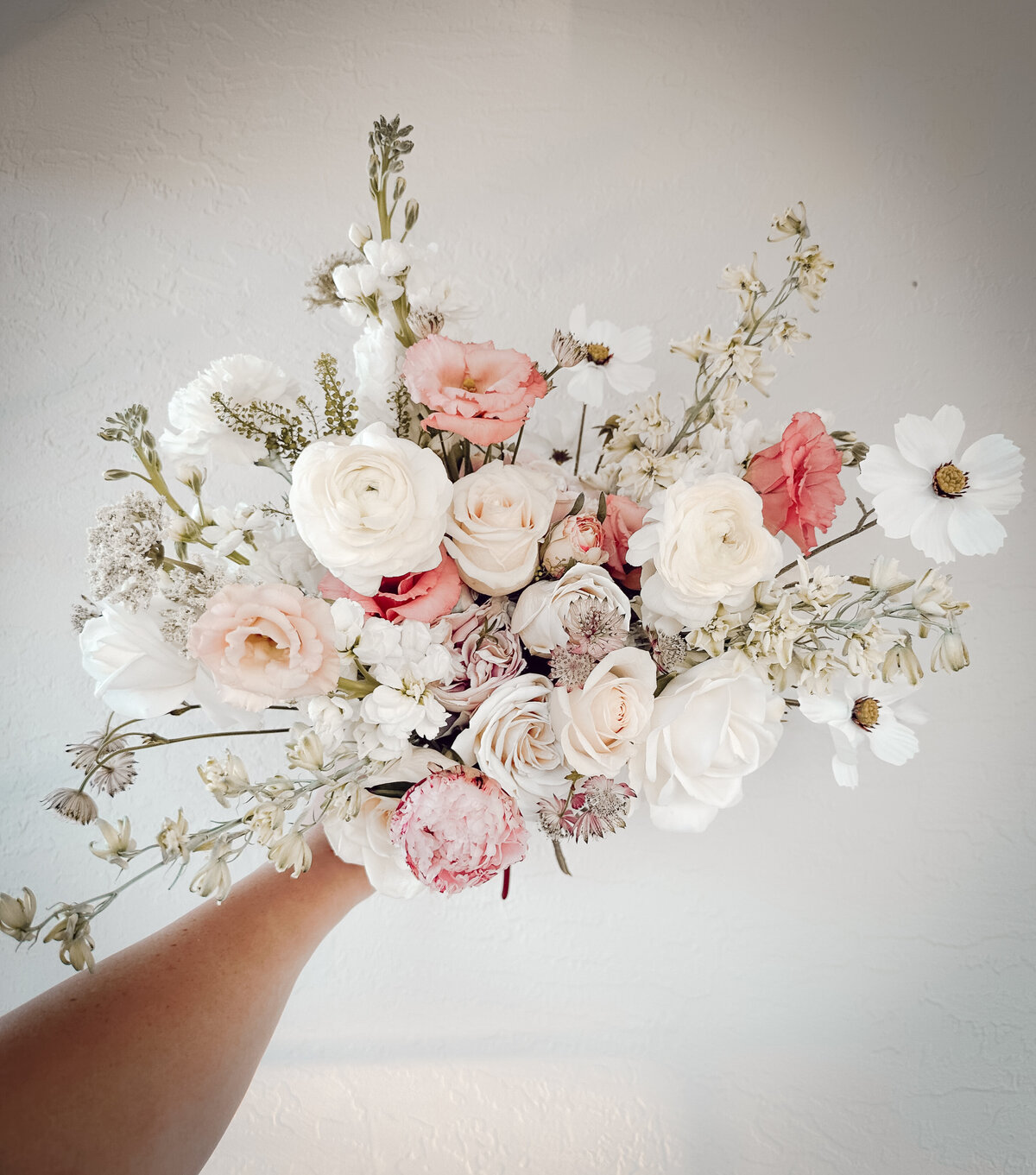 Garden-inspired bridal bouquet by My Beloved Floral in Treasure Valley, Idaho