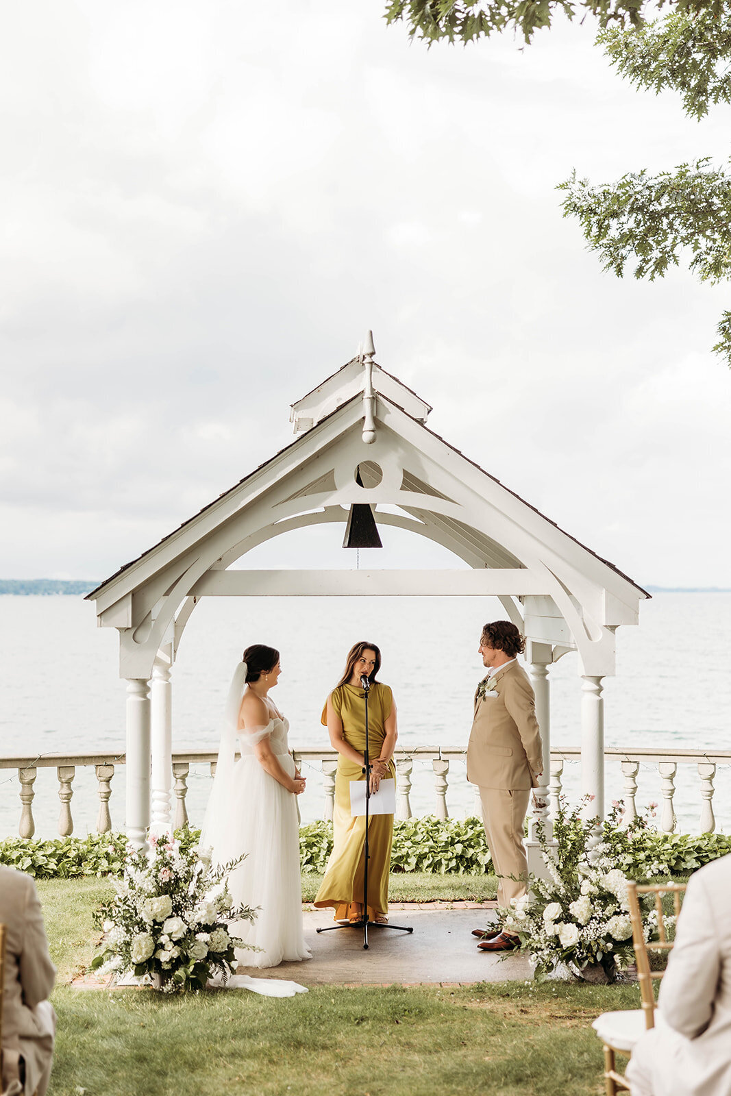 Red Pine Point Indian River Michigan Intimate Wedding Ceremony K. E. Rogers Photography-91