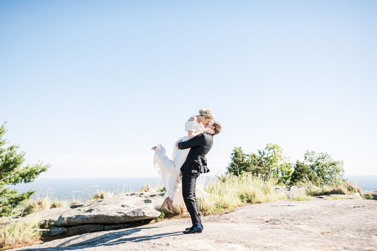 cliffs at glassy summer wedding greenville sc