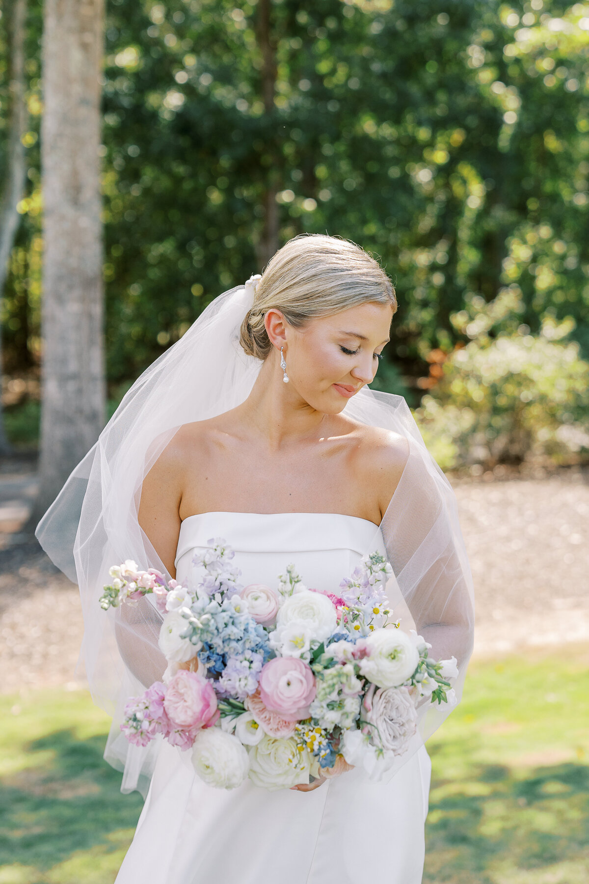 Atlanta makeup artist and hairstylist team creating elevated looks for this bride