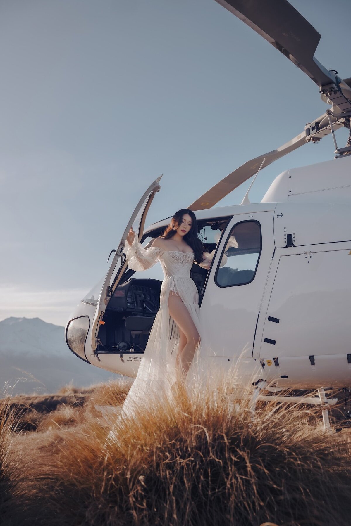 Helicopter Wedding, Coromandel Peak, Wanaka.