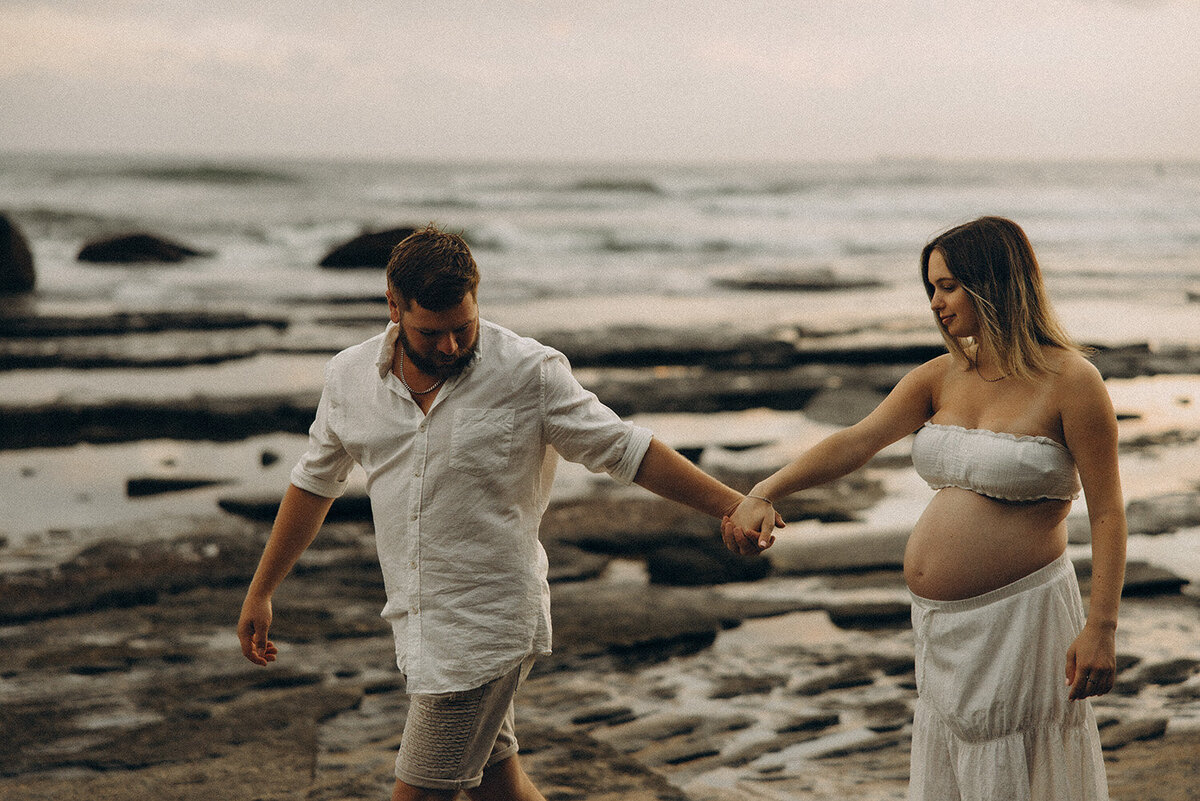 maternity couple photoshoot sunshine coast