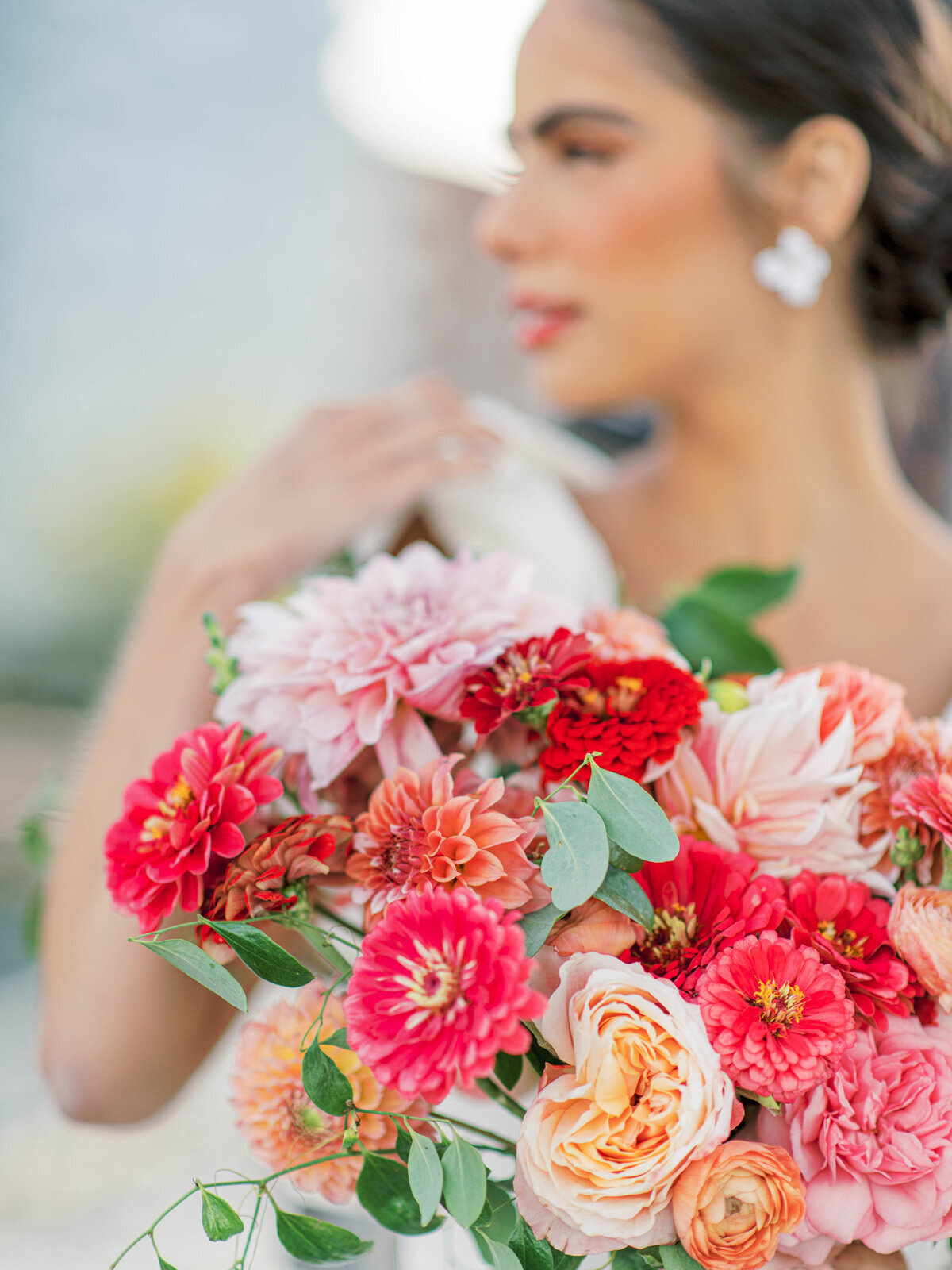 Kate-Murtaugh-Events-elopement-wedding-planner-Boston-Harbor-sailing-sail-boat-yacht-greenery-floral-bridal-portrait-dahlias