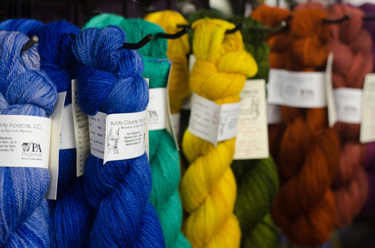 Stunning llama and alpaca yarn