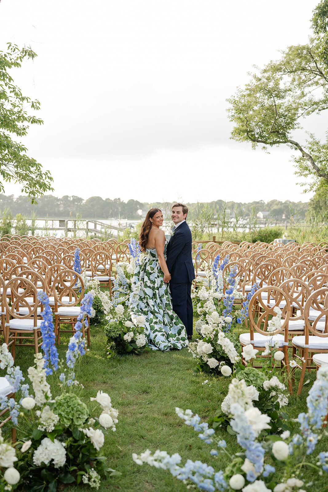 West Dennis Cape Cod Coastal Grandma Inspired Private Estate and Tented Wedding-18