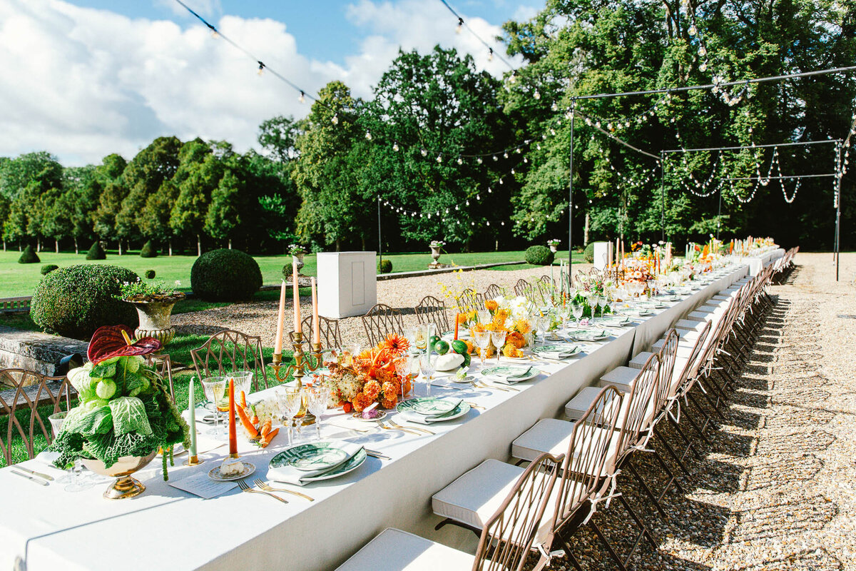 Wedding_Château _Champlâtreux_florist_trend _2025_vegetables_flowers_Capucineatelierfloral264