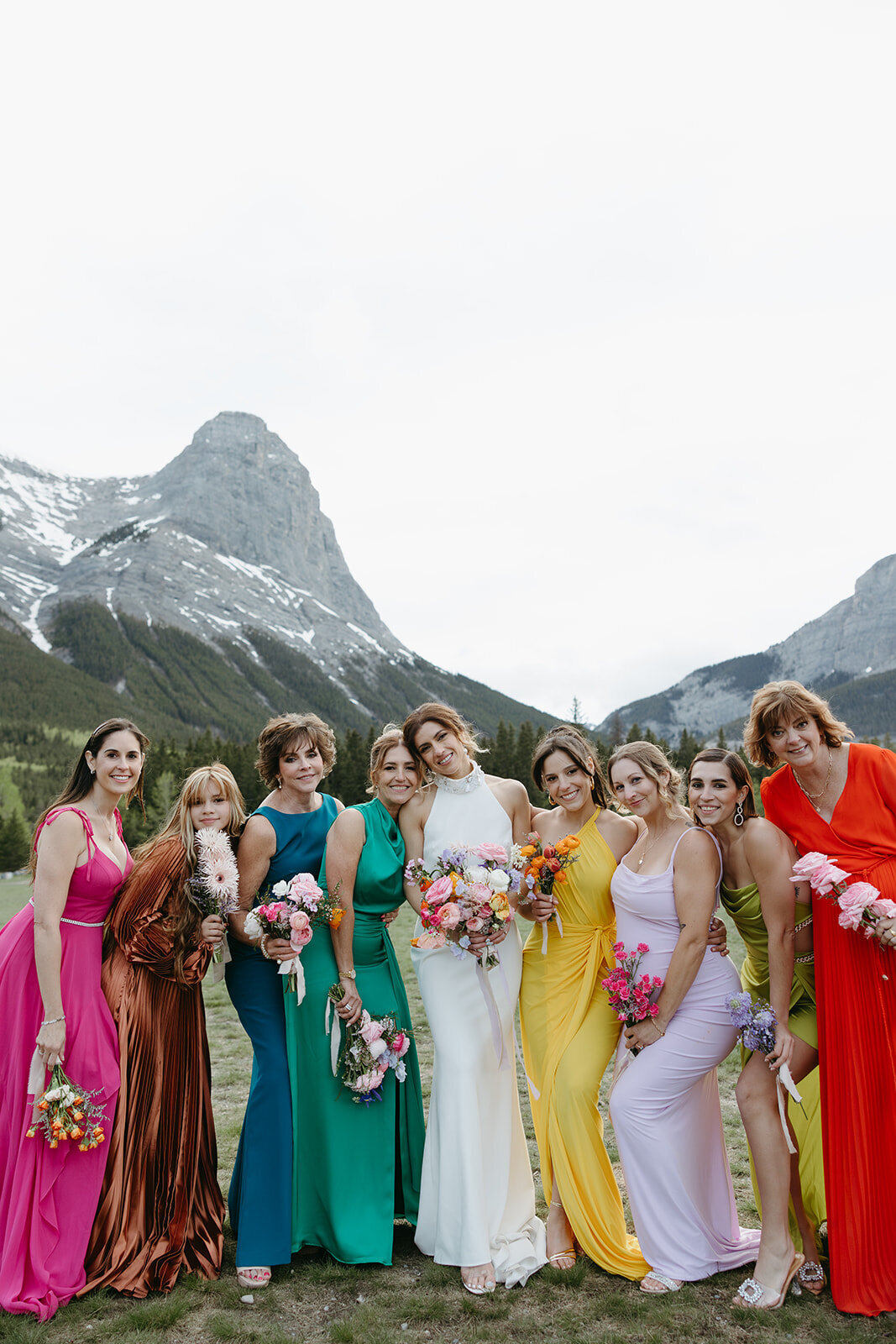 Atlanta Couple gets married in the Rocky Mountains, Banff Destination Wedding, Editorial Modern Aesthetic
