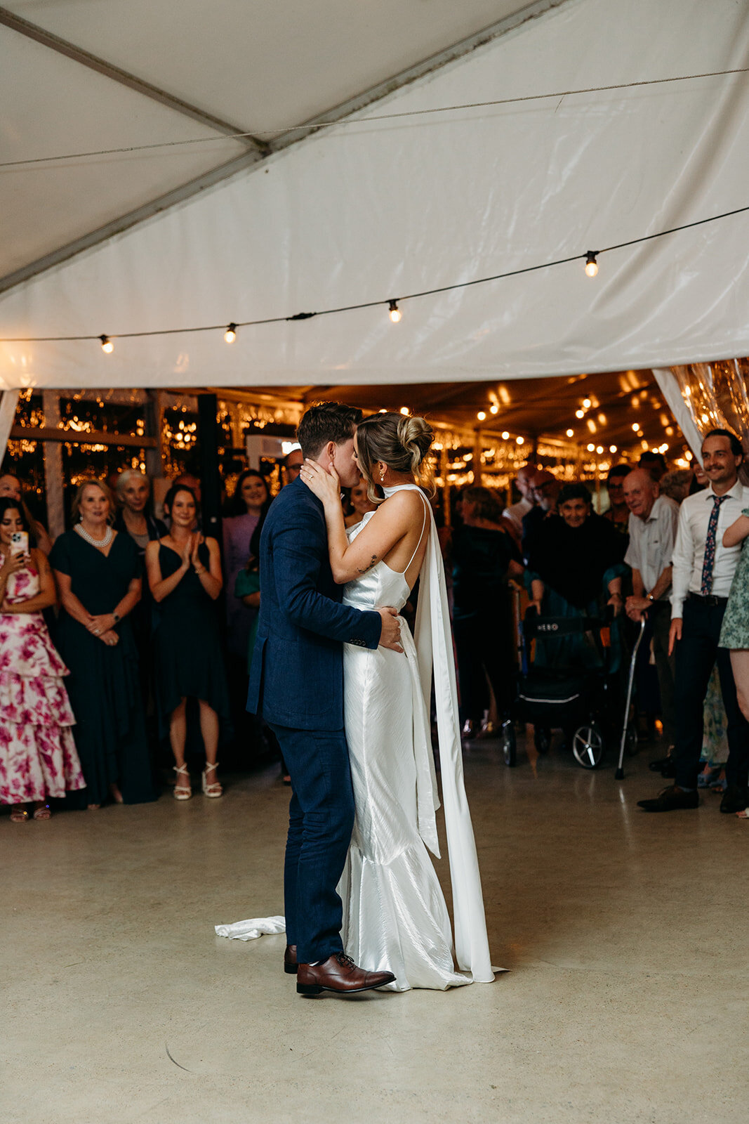 First dance at a Poachers Pantry wedding near Canberra ACT