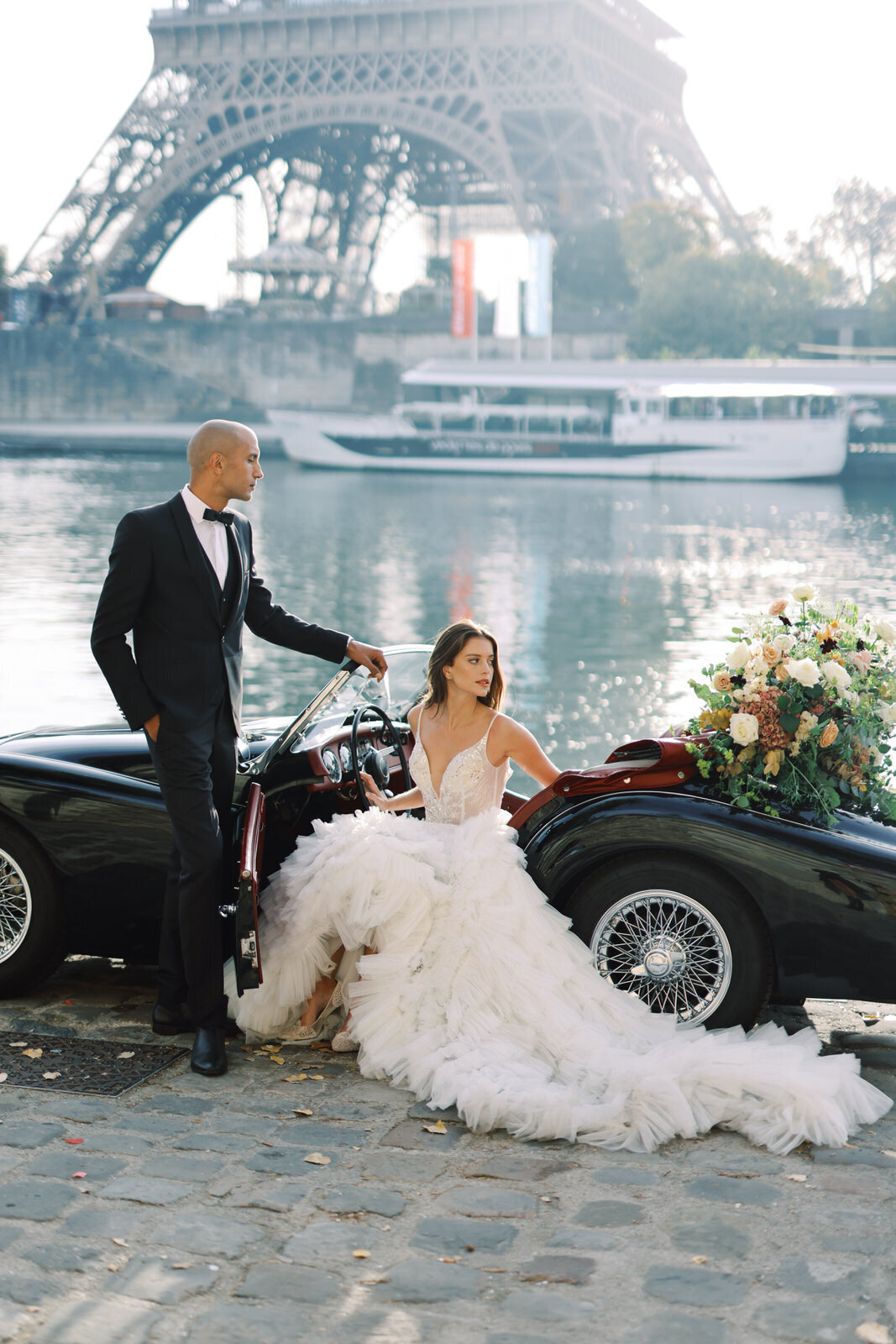 Modern Film Wedding Photography in Paris France 65