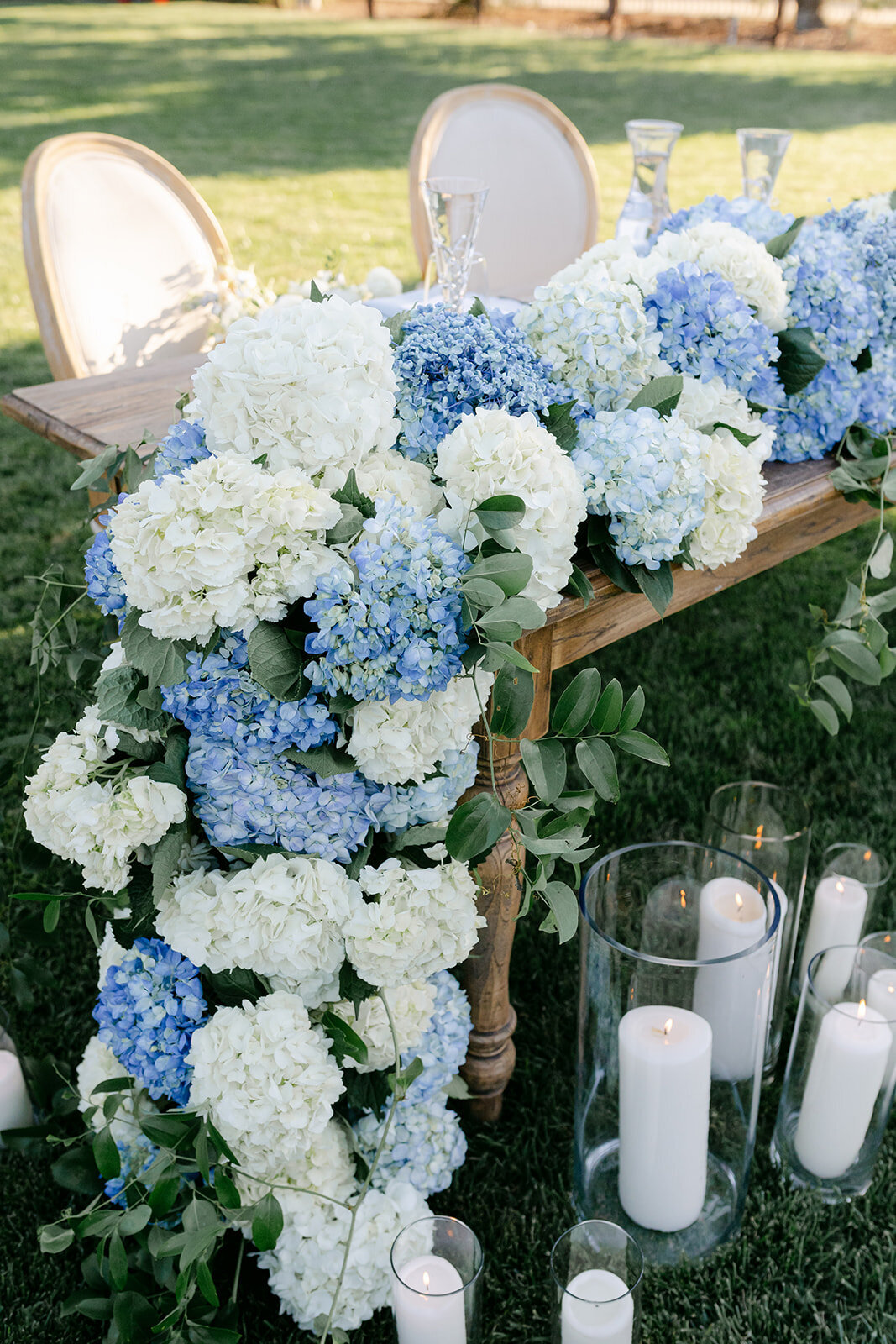 Floral sweetheart tablescape detail | Bella Fleur