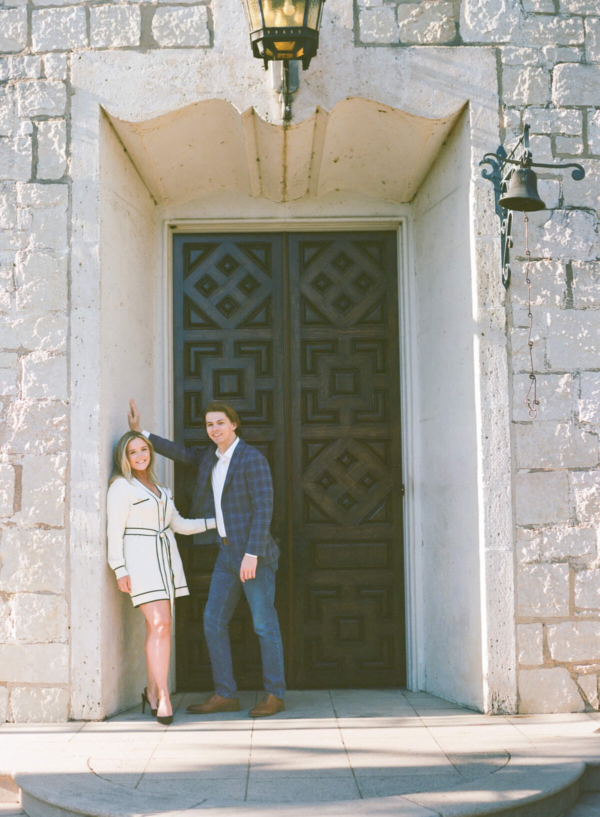 A wedding engagement photo session in Dallas Texas